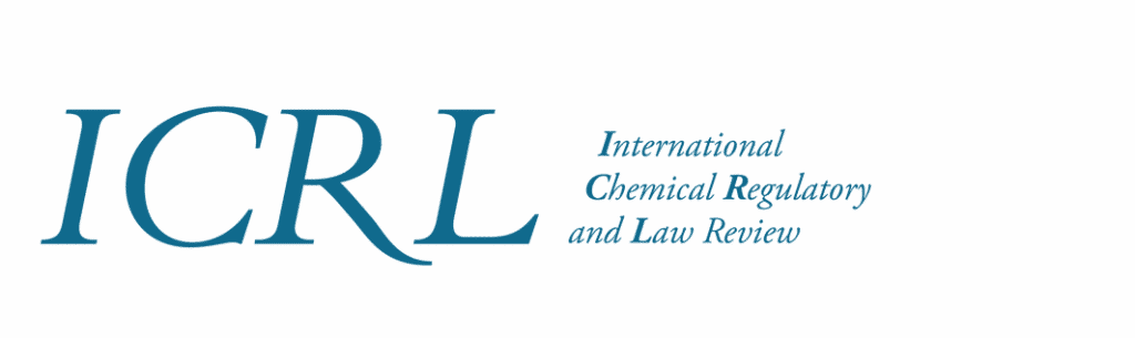 ICRL – International Chemical Regulatory and Law Review - ICRL Logo