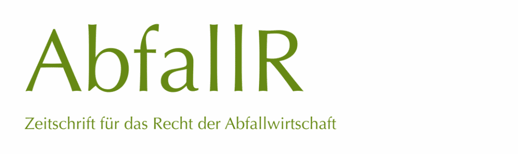 AbfallR – Journal for the Law of the Circular Economy - AbfallR Logo