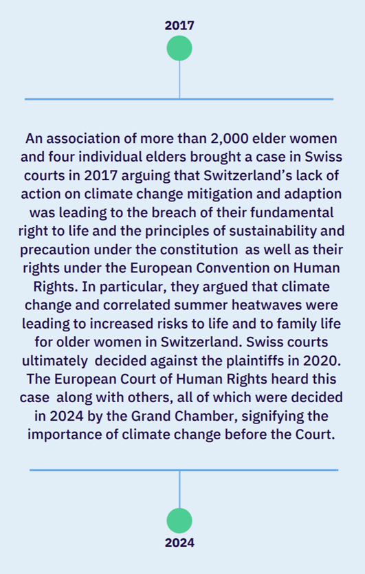 Climate Litigation Brief #1/2024: European Court of Human Rights, Verein Klimaseniorinnen Schweiz and Others v. Switzerland - Judgment of 09 April 2024 - CLB bild brief1